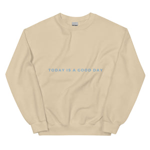 Khaki and Blue Unisex Sweatshirt